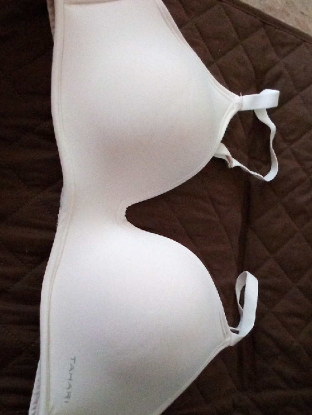 Tahari White Molded T-Shirt Bra